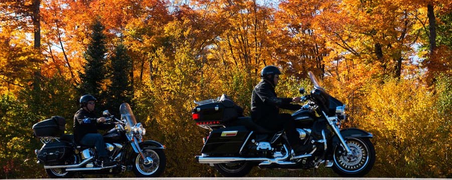 Escapade en moto cet automne