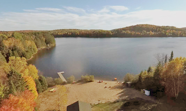  Aerial view of campground