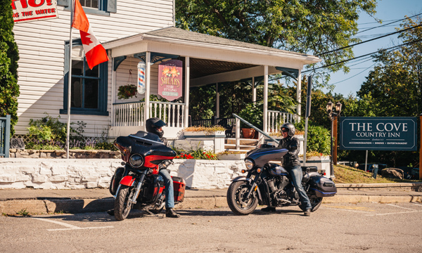  Bike infront of the cove county Inn