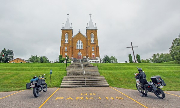 Church on a hill